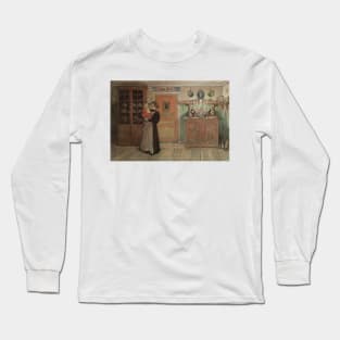 Between Christmas and New Year. From A Home by Carl Larsson Long Sleeve T-Shirt